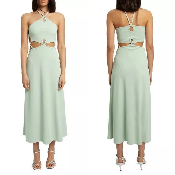 Christopher Esber Looped Cut-Out Midi Dress. US 4. Never Worn. Perfect Condition - Picture 1 of 7